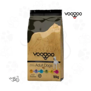 غذای خشک سگ بالغ نژاد بزرگ و متوسط وودوو پت فله (بسته بندی هلوپت)