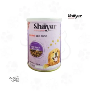 کنسرو سگ شاير چانک مرغ و گوشت در سس کدو ۴۰۰ گرم