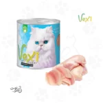 کنسرو پته ای گربه بالغ وکسی طعم مرغ و ماهی ۸۰۰ گرمی