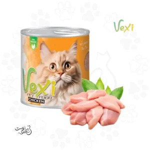 کنسرو پته ای گربه بالغ وکسی طعم مرغ ۸۰۰ گرمی