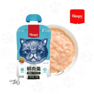 پودینگ گربه ونپی با طعم مرغ ۹۰ گرم (چینی نویس)