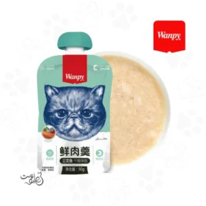 پودینگ گربه ونپی با طعم سالمون ۹۰ گرم (چینی نویس)