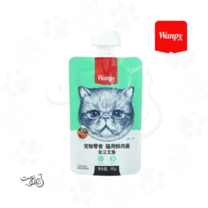 پودینگ گربه ونپی با طعم سالمون ۹۰ گرم (چینی نویس)