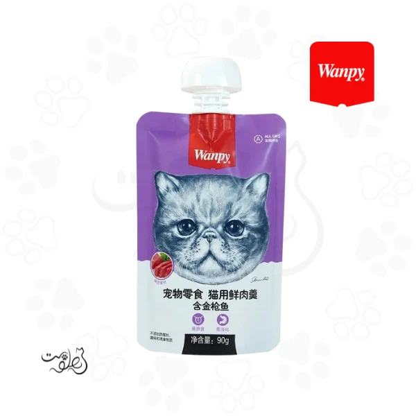 پودینگ گربه ونپی با طعم تن ماهی ۹۰ گرم