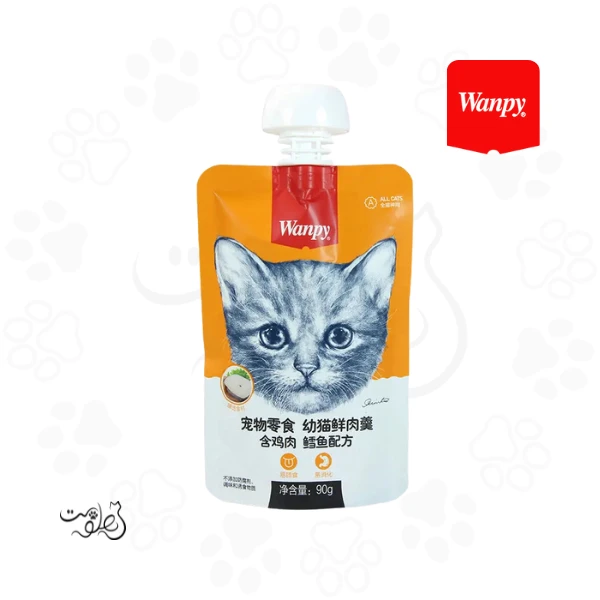 پودینگ گربه ونپی با طعم مرغ و ماهی کاد ۹۰ گرم