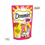 تشویقی گربه دریمیز طعم گوشت و پنیر ۶۰ گرم Dreamies Beef and Cheese
