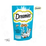 تشویقی گربه دریمیز طعم ماهی سالمون ۶۰ گرم Dreamies Salmon