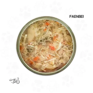 کنسرو گربه فنبی طعم مرغ و سالمون ۸۵ گرم FAENBEI