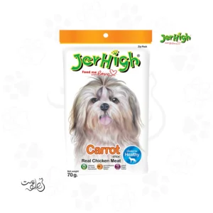 تشويقی سگ جرهای طعم مرغ و هویج ۷۰ گرم JerHigh