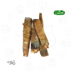 تشويقی سگ استخوان کوچک بره با دورپیچ سیرابی طبیعی سویل پت Sevilpet