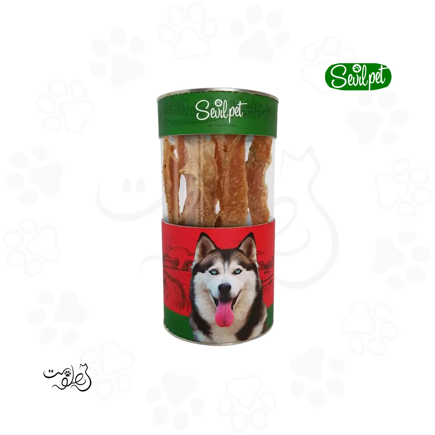 تشويقی سگ سیرابی گاو طبیعی سویل پت Sevilpet