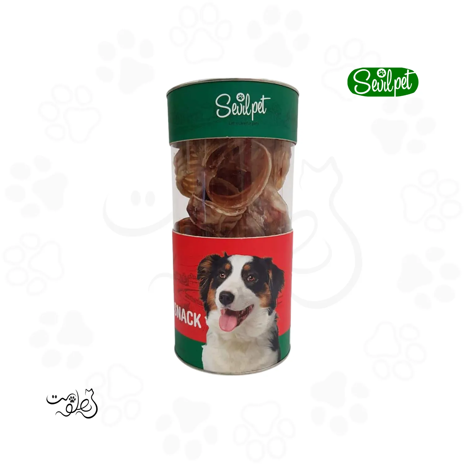 تشويقی سگ خرخره گوساله طبیعی سویل پت Sevilpet