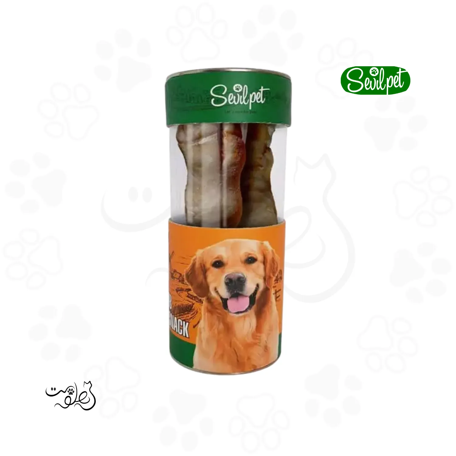 تشويقی سگ پاچه متوسط بره طبیعی سویل پت Sevilpet