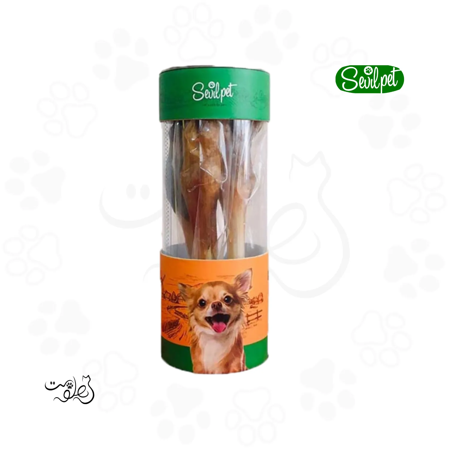 تشويقی سگ طبیعی پاچه کوچک بره سویل پت Sevilpet