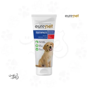 خمیر دندان سگ با طعم گوشت یوروپت ۱۰۰ گرم Europet Toothpaste