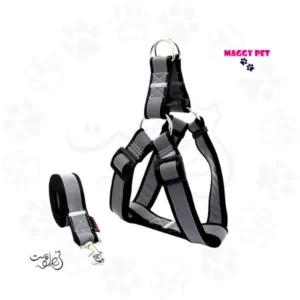 قلاده کتفی شبرنگ مگی پت سایز ایکس لارژ همراه با لید Maggy Pet