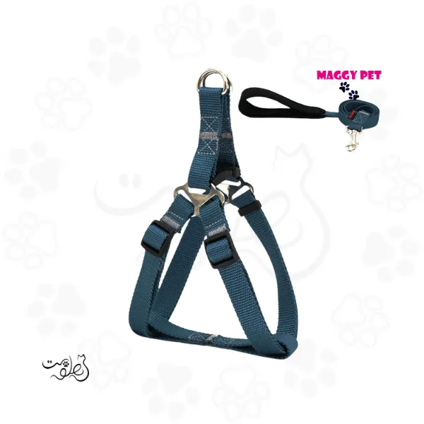 قلاده کتفی سگ شاین مگی پت سایز لارژ همراه با لید Maggy Pet