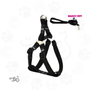 قلاده کتفی شاین مگی پت سایز لارژ همراه با لید Maggy Pet