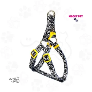 قلاده کتفی چاپی مگی پت سایز لارژ همراه با لید Maggy Pet