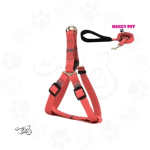 قلاده کتفی سگ شاین مگی پت سایز مدیوم همراه با لید Maggy Pet