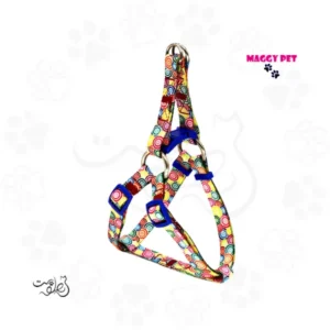 قلاده کتفی سگ چاپی مگی پت سایز مدیوم همراه با لید Maggy Pet