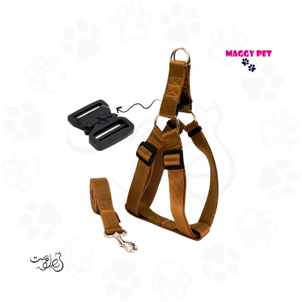 قلاده کتفی سگ مگی پت سایز ۲ ایکس لارژ همراه با لید Maggy Pet