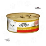 کنسرو گربه گرومت پته گوشت ۸۵ گرم Gourmet Beef Pate
