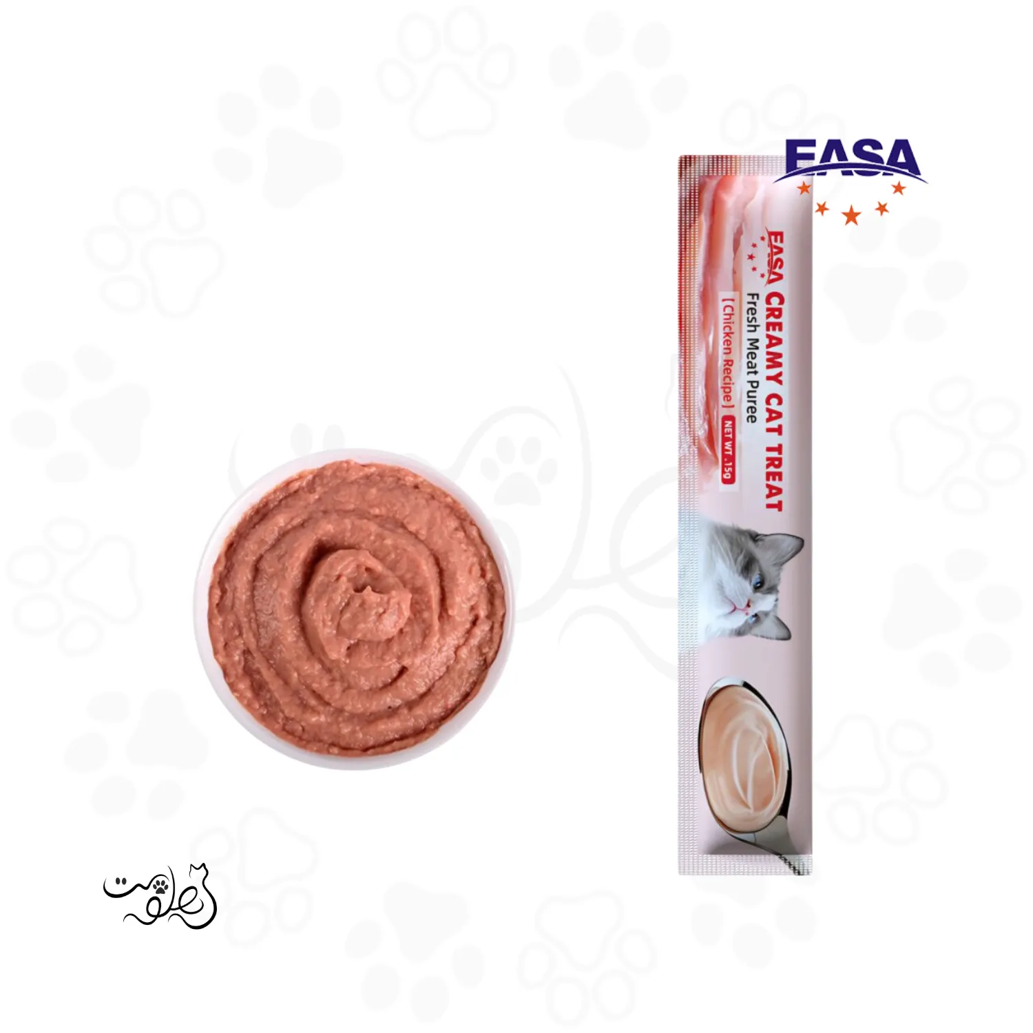 بستنی گربه ایزا با طعم مرغ ۱۵ گرم (۱ عددی)