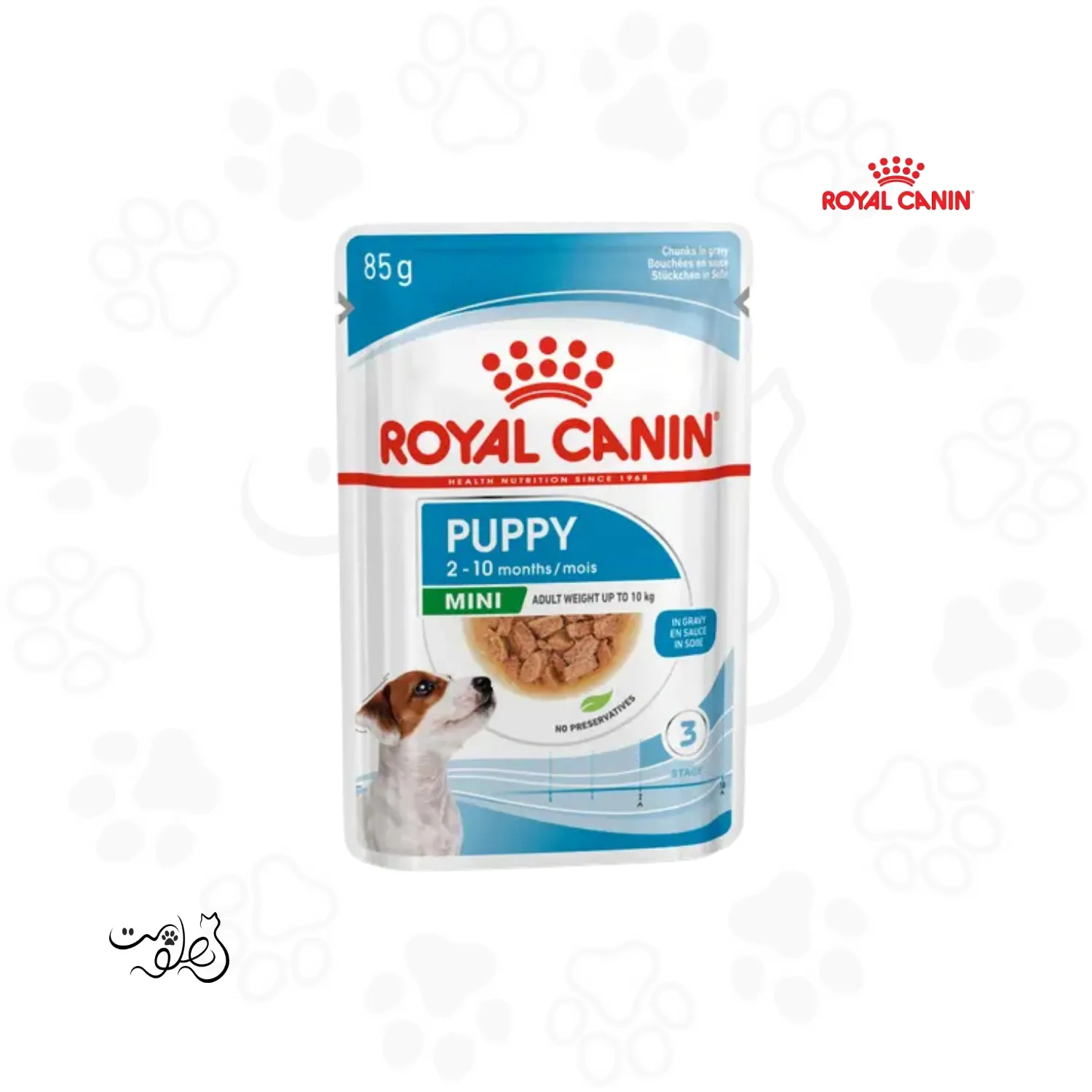 پوچ سگ مینی پاپی رویال کنین ۸۵ گرم Mini Puppy