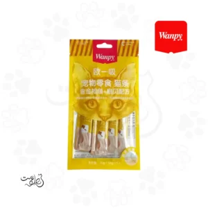 بستنی گربه ونپی با طعم ماهی تن و صدف ۱۴ گرم Wanpy (۱ عددی)