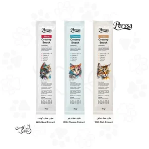 بستنی گربه پرسا در ۶ طعم Perssa