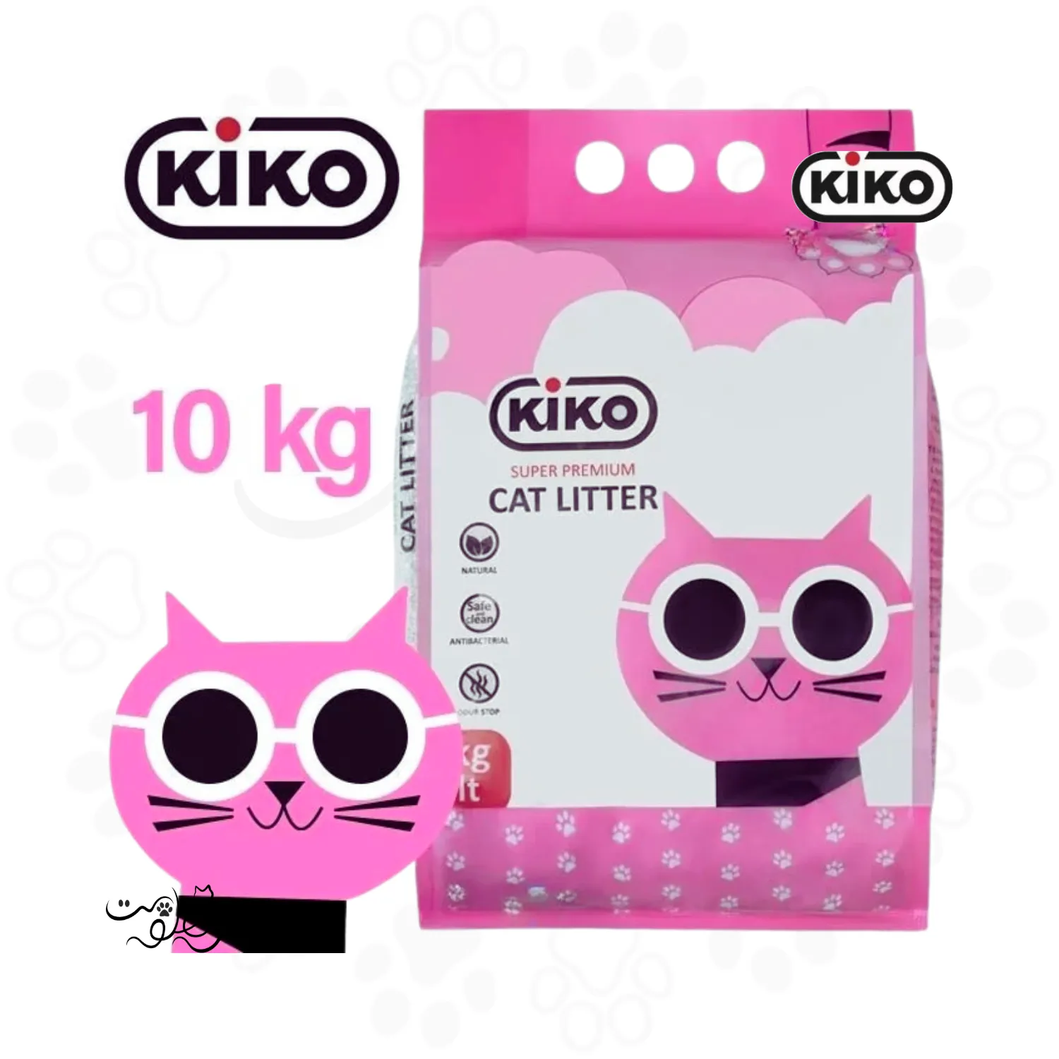 خاک گربه کیکو مدل پودر بچه 10 کیلویی Kiko