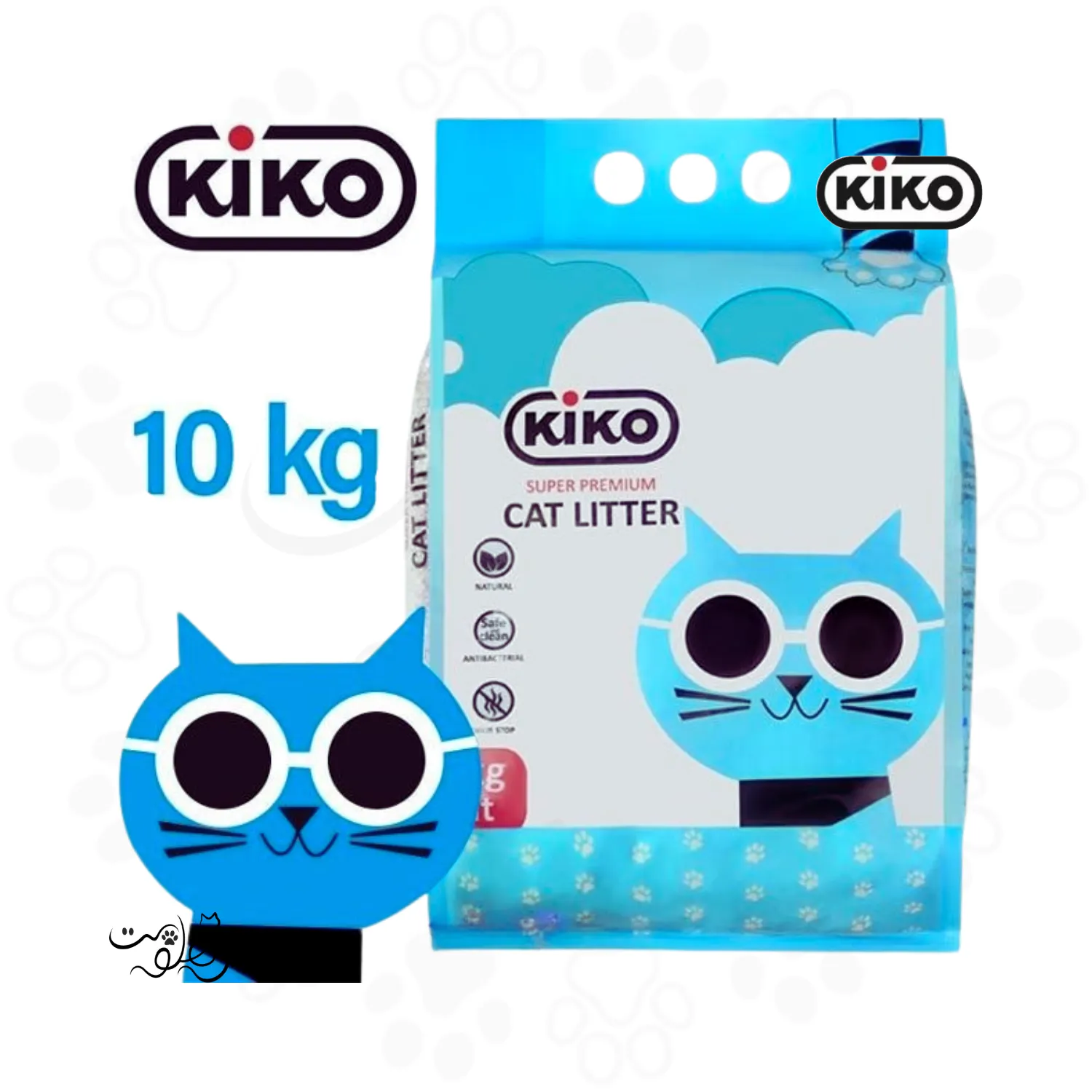 خاک گربه ساده کیکو 10 کیلویی Kiko