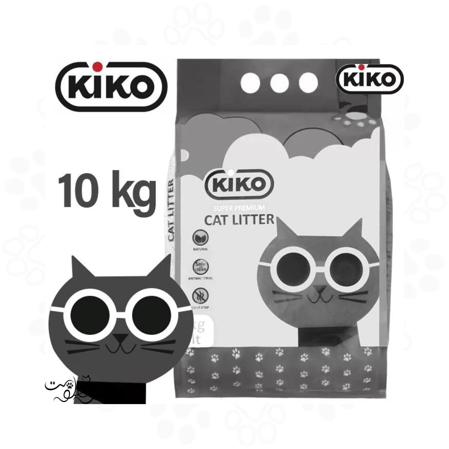 خاک گربه کربن دار کیکو 10 کیلویی Kiko