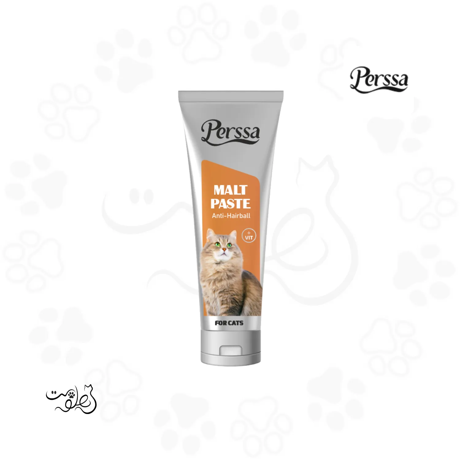 خمیر مالت گربه آنتی هربال پرسا ۱۰۰ گرم Perssa