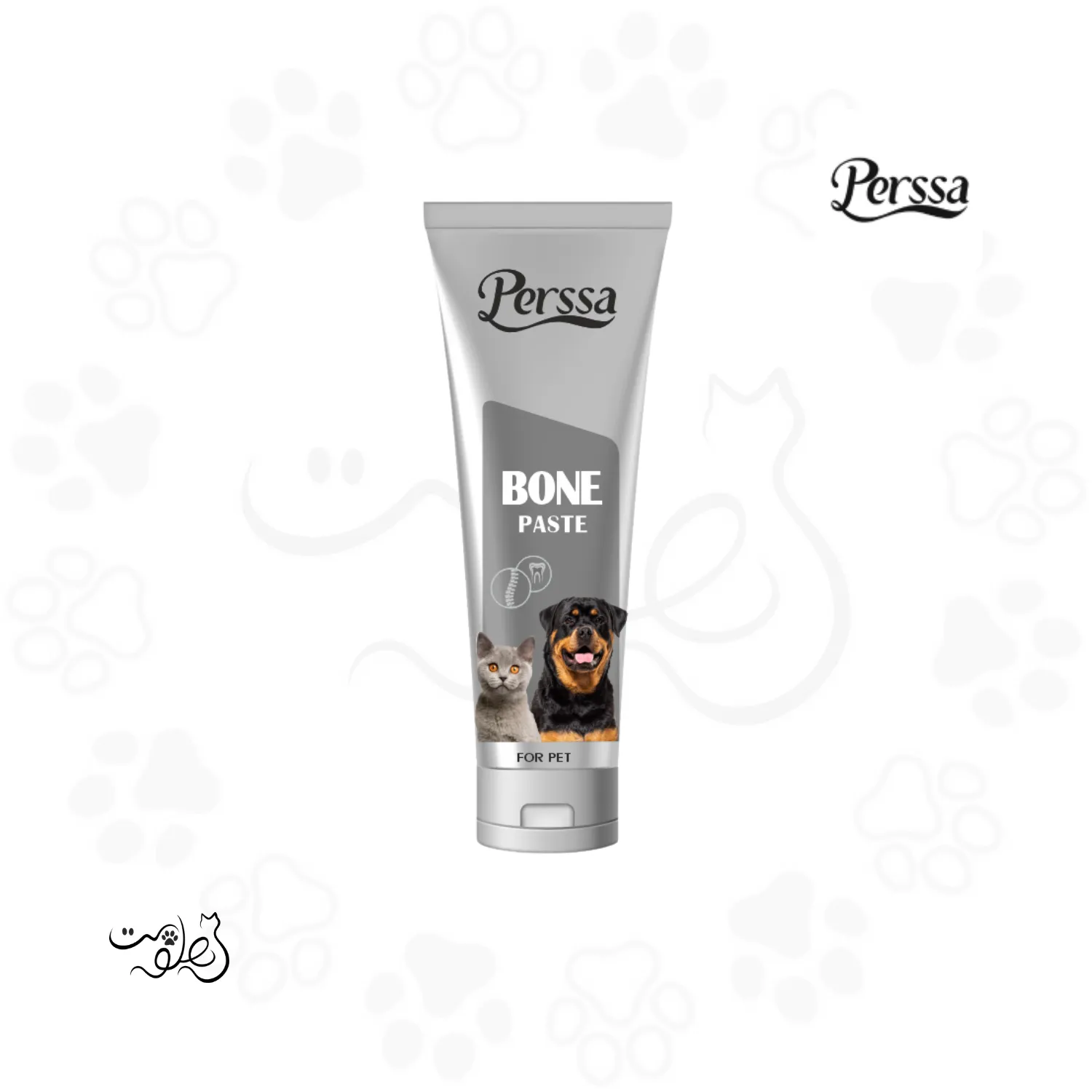 خمیر تقویت استخوان و دندان سگ و گربه پرسا ۱۰۰ گرم Perssa