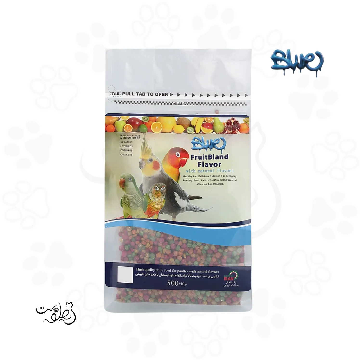 پلت طوطی سانان بلو ۵۰۰ گرم Blue